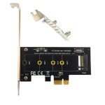 PCI-E 1X auf M.2 NVME KEY-M SSD-Riser-Kartenadapter, With Baffle, Without Baffle