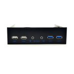 Interne Frontplatte des Desktop-PC-Gehäuses, 2 x USB 3.0+2 x USB2.0+ HD-AUDIO, 4 x USB 2.0+HD-AUDIO – Bild 3