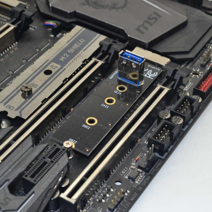 M.2 NVME zu USB 3.0 PCI-E Erweiterungskartenadapter für Grafikkarte, VER006S Blackboard, VER006S Whiteboard – Bild 4