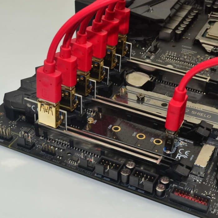 M.2 NVME zu USB 3.0 PCI-E Erweiterungskartenadapter für Grafikkarte, VER006S Blackboard, VER006S Whiteboard – Bild 5