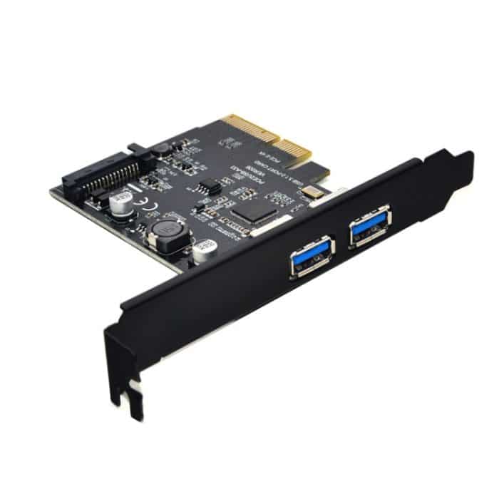 USB3.2-Erweiterungskarte GEN2 Typ-A-Port ASMedia ASM3142 Übertragung 10 Gbit/s, PCE2USB-A32 – Bild 5