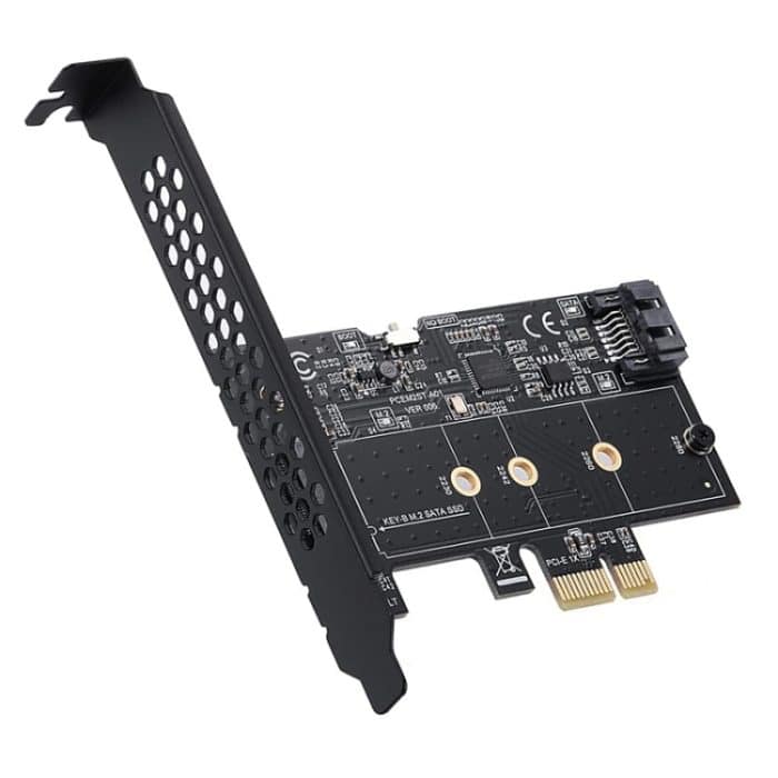 TBD0603743301A.jpg PCI-E zu SATA3.0+M2 NGFF Erweiterungskarte 6G Festplattenübertragungskarte, PCEM2ST-A01 – Bild 1