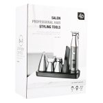 5-in-1-Haarschnitt-Digitalanzeige, Wasserwasch-Rasierer, Nasenhaar-Elektro-Push-Scheren-Set, LK-881 5 In 1 (Gold), LK-881 5 In 1 (Silver) – Bild 13