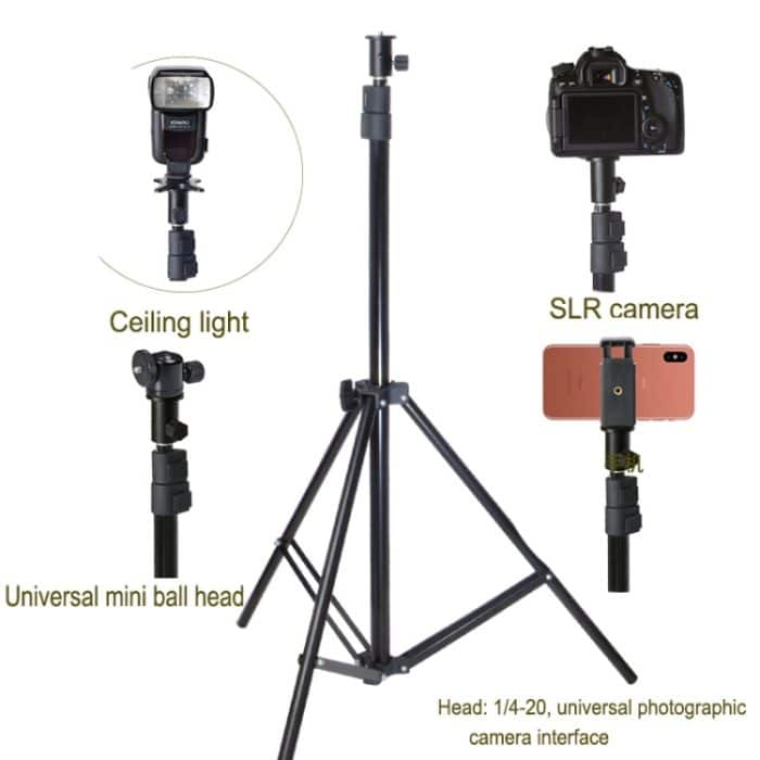 BEXIN LSC05 Kamera-Lichtstativ-Konvertierungskopf 1/4-Zoll-Halterung für Schirmhalter – Bild 7