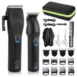 Männer elektrische Haarschneidewerkzeuge Set Sculpting Electric Clipper, LM-2027 2 In 1 (Black), LM-2027 2 In 1 (Gold)