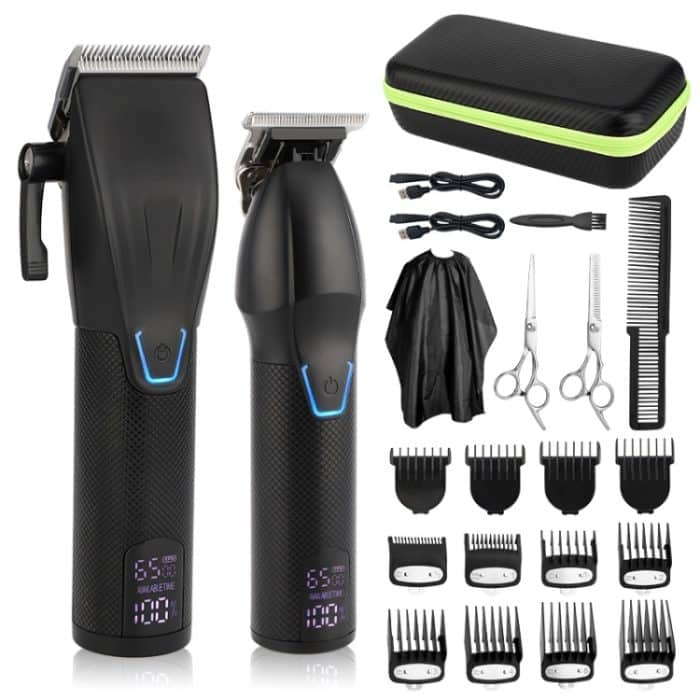 TBD0603748001A.jpg Männer elektrische Haarschneidewerkzeuge Set Sculpting Electric Clipper, LM-2027 2 In 1 (Black), LM-2027 2 In 1 (Gold) – Bild 1