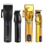 Männer elektrische Haarschneidewerkzeuge Set Sculpting Electric Clipper, LM-2027 2 In 1 (Black), LM-2027 2 In 1 (Gold) – Bild 2