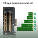 M.2 NVME NGFF SSD zu PCIE SATA Dual Disk Conversion Erweiterungskarte unterstützt MKEY BKEY Verkabelung, PH39 – Bild 4