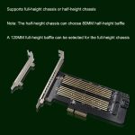 M.2 NVME NGFF SSD zu PCIE SATA Dual Disk Conversion Erweiterungskarte unterstützt MKEY BKEY Verkabelung, PH39 – Bild 8