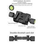 BEXIN GH-720A Stativkopf, 720 Grad drehbarer Panoramakopf – Bild 11