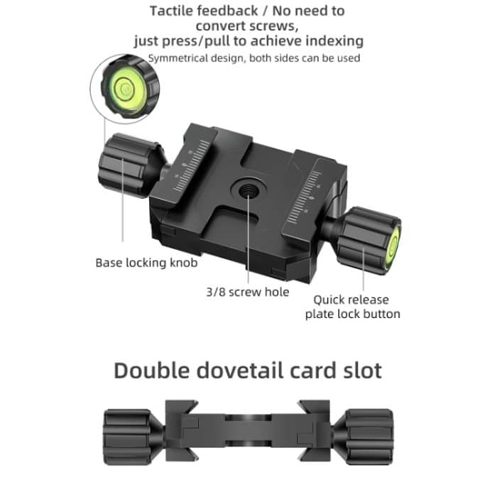 BEXIN GH-720A Stativkopf, 720 Grad drehbarer Panoramakopf – Bild 11
