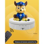 2-in-1-Plug-in-Drehteller-Schmuck-Live-Shooting-Ausstellungsständer, Plug In Black Button, Plug In White Button, Plug In Black Remote Control, Plug In White Remote Control – Bild 8