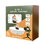 2-in-1-Lade-Plattenspieler-Drehschmuck-Live-Shooting-Ausstellungsständer, Charging Black Button, Charging White Button, Charging Black Remote Control, Charging White Remote Control – Bild 10