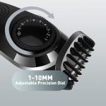 5-in-1-Männer-Multifunktions-Haarschnitt-Carving-Elektrorasierer, Reciprocating-Rasierer-Set mit Aufbewahrungstasche – Bild 3