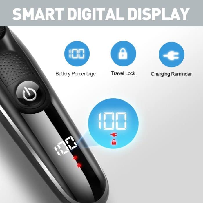 5-in-1-Männer-Multifunktions-Haarschnitt-Carving-Elektrorasierer, Reciprocating-Rasierer-Set mit Aufbewahrungstasche – Bild 5