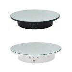 20 cm ferngesteuerter elektrischer Drehteller für Live-Aufnahmen, drehbarer Präsentationsständer – Bild 2