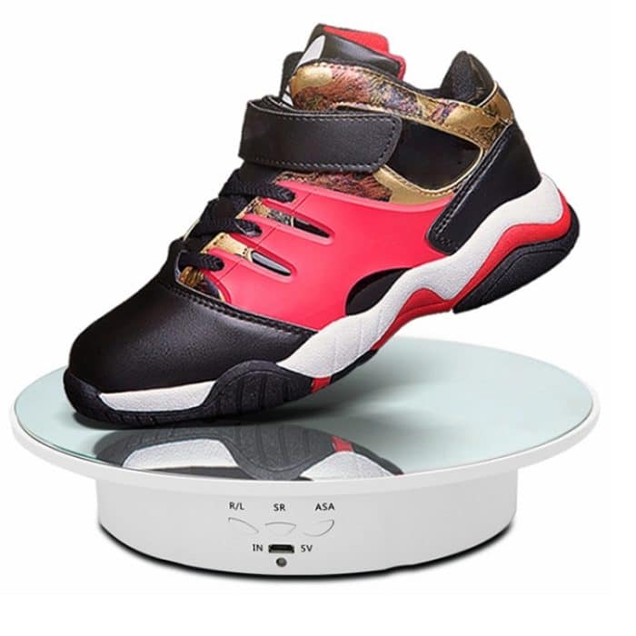 20 cm ferngesteuerter elektrischer Drehteller für Live-Aufnahmen, drehbarer Präsentationsständer – Bild 7