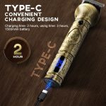 6-in-1-Männer-Multifunktions-Haarschneidemaschine mit Metallkörper, 697 6 In 1 (Bronze), 697 6 In 1 (Silver Gray) – Bild 8