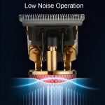 Hohler T-förmiger Keramik-Schneidkopf, USB-Ladegravur, elektrischer Haarschneider, Ceramic Cutter (Black), Ceramic Cutter (Gold), Ceramic Cutter (Silver), Ceramic Cutter (Yellow Green), Ceramic Cutter (Red) – Bild 6