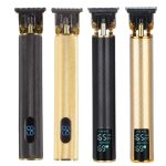 USB wiederaufladbare digitale Anzeige, Gravur, Keramikmesser, elektrischer Haarschneider, Digital Display (Black), Digital Display (Gold), (Digital Display Black), (Digital Display Gold) – Bild 2