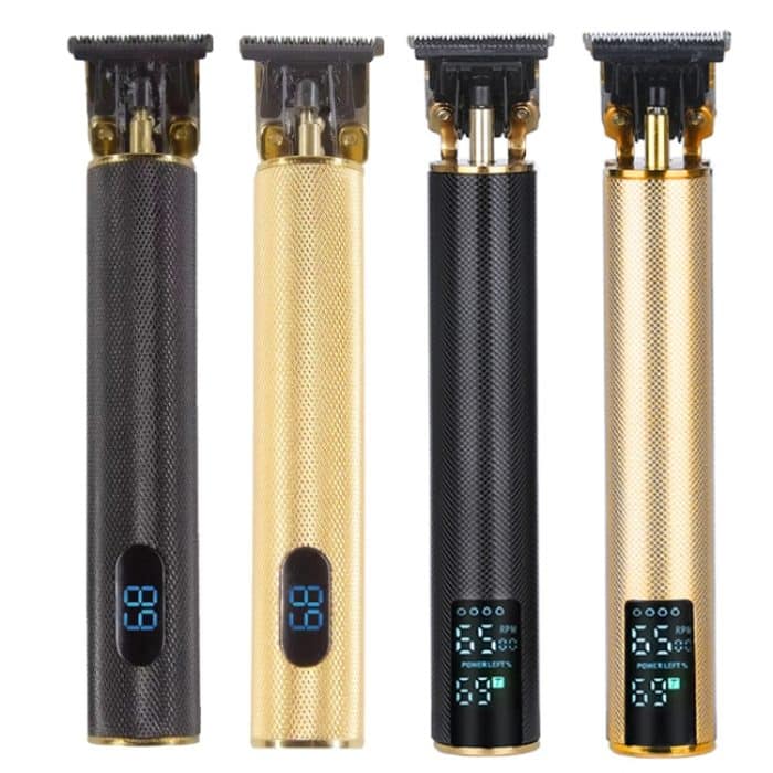 USB wiederaufladbare digitale Anzeige, Gravur, Keramikmesser, elektrischer Haarschneider, Digital Display (Black), Digital Display (Gold), (Digital Display Black), (Digital Display Gold) – Bild 2