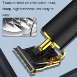 USB wiederaufladbare digitale Anzeige, Gravur, Keramikmesser, elektrischer Haarschneider, Digital Display (Black), Digital Display (Gold), (Digital Display Black), (Digital Display Gold) – Bild 5