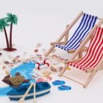 Mini Strand Set Miniatur Modell Ornament Sommer Ozean Simulation Szene Foto Dekoration Requisiten, A Style, B Style – Bild 5