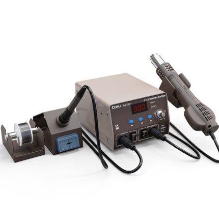 BAKU BA-601C+ Digitalanzeige 2-in-1 elektrischer Lötkolben Wärmetauscher Handywartung Entlöten, EU Plug 220V, US Plug 110V