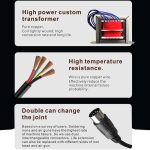 BAKU BA-601C+ Digitalanzeige 2-in-1 elektrischer Lötkolben Wärmetauscher Handywartung Entlöten, EU Plug 220V, US Plug 110V – Bild 4