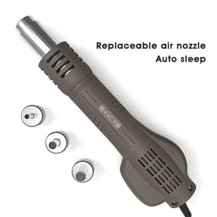 BAKU BA-601C+ Digitalanzeige 2-in-1 elektrischer Lötkolben Wärmetauscher Handywartung Entlöten, EU Plug 220V, US Plug 110V – Bild 5