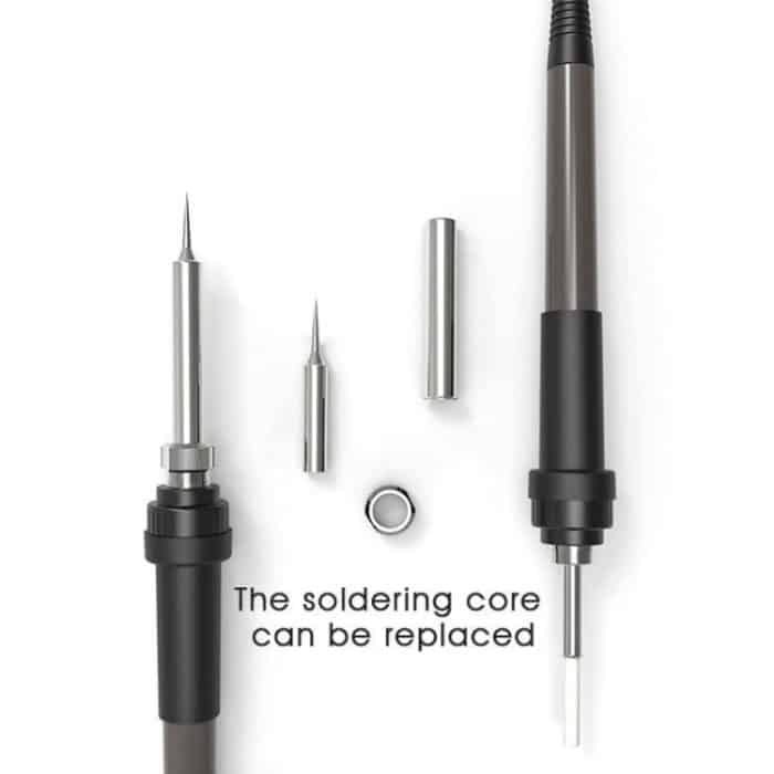 BAKU BA-601C+ Digitalanzeige 2-in-1 elektrischer Lötkolben Wärmetauscher Handywartung Entlöten, EU Plug 220V, US Plug 110V – Bild 6