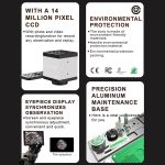 BAKU BA-011 Binomiales elektronisches Mikroskop, Schmuckbewertung, Handy-Reparatur mit PCB-Patch-Reparaturplattform, BA-011 220V, BA-011 110V – Bild 6