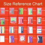 200 Stück perforierte Druckverschlussbeutel, verdickte transparente Verpackungsbeutel, versiegelte Kunststoffbeutel, 8 x 18cm 12 Silk  Lower Hole, 8 x 18cm 12 Silk No Hole, 8 x 18cm 10 Silk No Hole, 9 x 13cm 10 Silk Lower Hole, 9 x 13cm 10 Silk No Hole... – Bild 7