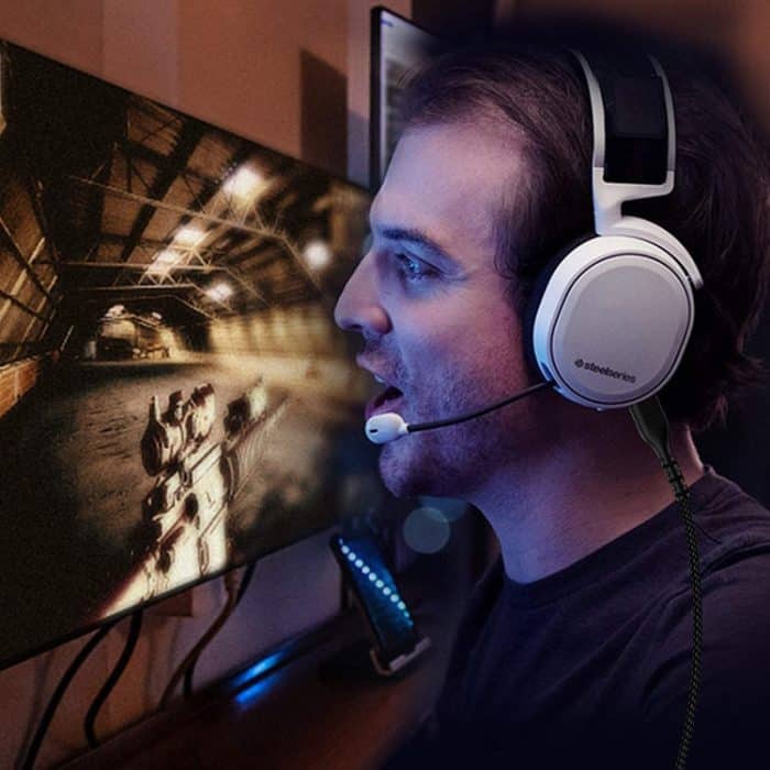 Für SteelSeries Arctis 3 5 7 Pro Nylon-Web-Game-Headset-Kabel, ZS0258 Black, ZS0258 Red – Bild 7