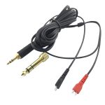 Für Sennheiser HD25 / HD560 / HD540 / HD480 / HD430 / HD250 Headset-Audiokabel, ZS0093 Left Long Right Short, ZS0093 Two Sides Equivalent