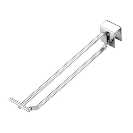 Vierkantrohr-Supermarkthaken mit doppelter Schnur, 10cm, 15cm, 20cm, 25cm, 30cm