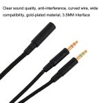 Für Kingston Skyline Alpha Cloud II 3,5 mm 2-in-1-Audiokabel, ZS0174 Black – Bild 5