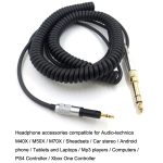 Für ATH-M50X / M40X / M70X Feder-Headset-Audiokabel AUX 2,5-mm-Kopf – Bild 4