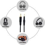 Für ATH-M50X / M40X / M60X / M70X Headset-Audiokabel Ersatzkabel, ZS0166 – Bild 6