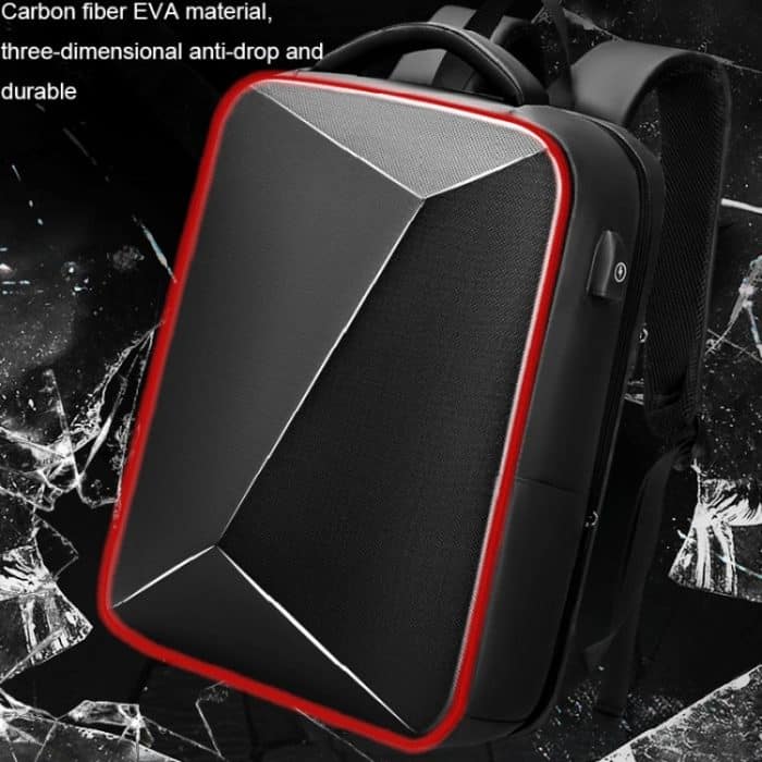 Erweiterbarer Laptop-Rucksack aus EVA-Hartschale mit USB-Anschluss, multifunktionaler Geschäftsreiserucksack – Bild 10