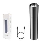1200 mAh LED-Lithium-Batterie-Taschenlampe mit starker Beleuchtung für den Außenbereich, Fixed Focus Silver, Fixed Focus Black, Zoom Silver, Zoom Black – Bild 11