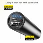 1800 mAh LED-Lithium-Batterie-Taschenlampe mit starker Beleuchtung für den Außenbereich, Fixed Focus Silver, Fixed Focus Black, Zoom Silver, Zoom Black – Bild 7
