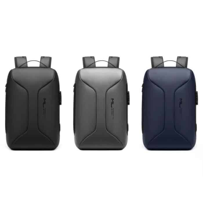 Business-Reisetasche mit großem Fassungsvermögen, multifunktionaler wasserdichter Laptop-Rucksack mit USB-Anschluss – Bild 2