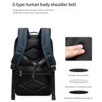 Business-Reisetasche mit großem Fassungsvermögen, multifunktionaler wasserdichter Laptop-Rucksack mit USB-Anschluss – Bild 8