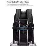 Business-Reisetasche mit großem Fassungsvermögen, multifunktionaler wasserdichter Laptop-Rucksack mit USB-Anschluss – Bild 9