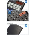 OSALO 240 Funktionen LCD-Bildschirm Solar Dual Power Supply Plug-in-Lehrrechner – Bild 6