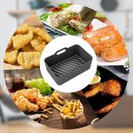 Für Ninja DZ201 Air Fryer Silikon Liner Matte wiederverwendbare Korbschale, Gray Thick Model (140g), Pink Thick Model (140g), Blue Thick Model (140g), Red Thick Model (140g), Black Thick Model (140g), Gray Thin Model (95g), Black Thin Model (95g)... – Bild 6