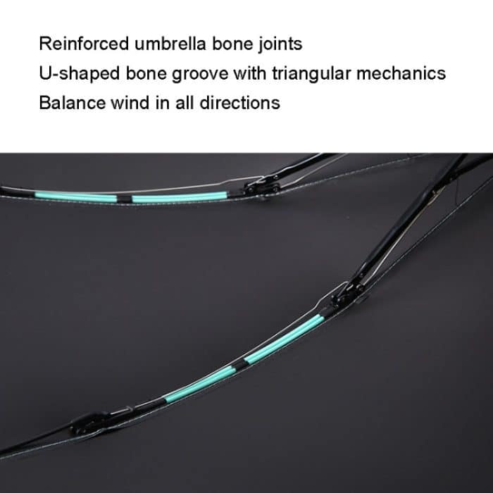 20 Bone Reverse Double Bone Automatischer Faltschirm Sonnenschirm – Bild 8