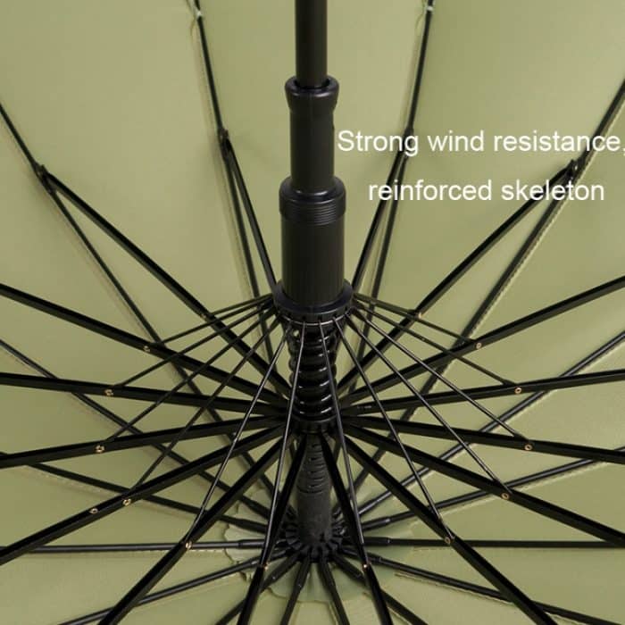 Doppelter 16-Knochen-Sunny-and-Rain-Regenschirm mit langem Griff und doppeltem Verwendungszweck – Bild 7