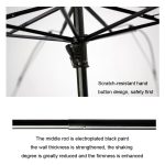 Zusammenklappbarer, einfacher Sonnenschirm mit doppeltem Verwendungszweck – Bild 5